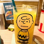 BRISK STAND - オレンジジュース　チャーリー可愛い♡