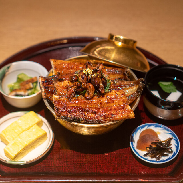 ひつまぶし　5点 ひつまぶしと岐阜の幻の地鶏☆』by みるみんく : 鰻 炭焼