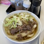 手打うどん 小俣 - 肉小