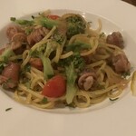 CANOA 武蔵小杉 - 子持ちヤリイカとカラスミのペペロンチーノ