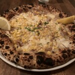 CANOA 武蔵小杉 - パンチェッタととうもろこしのピザ