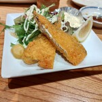 蔵元居酒屋 清龍 - アジフライ385円(税別)