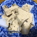 船橋屋 - 黒蜜→きな粉