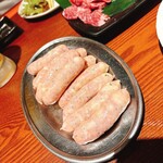 焼肉 さわぎ - ウインナーです。結構美味しい。