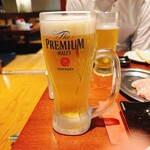 焼肉 さわぎ - ビールはプレモルかな