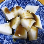 船橋屋 - 黒蜜を先にかける