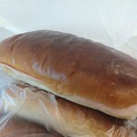 さとうパン - コッペパン（ハム・辛子あり）180円