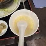 松の樹 - スープ　美味しいです。