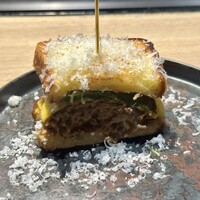 鉄板焼 grow 六本木店 - 〇名A5黒毛和牛ハンバーガー〇