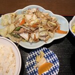 酒泉 わたゆり - 『野菜炒め　定食セット。』