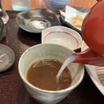 彦いち - 蕎麦湯