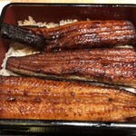 鰻の成瀬 - 手前から並・上・特上　脂のノリが違いました。