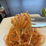 喫茶アンフィニ - お箸の国の人だけど、ナポリタンはフォークで食べたいザマスね。