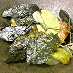 Restaurant Shimiya - 魬 キュウリ