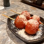 炭火串焼 鶏魚 - 