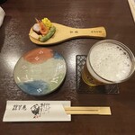 雑草庵　安芸 - 何時もの如くビールから