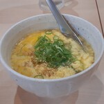 ひとくち餃子の頂 - 卵とじ旨塩ラーメン（半玉）