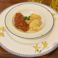 萬珍樓 本店 - 大海老のマヨネーズソース・平貝のチリソース