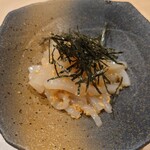 蕎麦の実 - 剣先イカの山ワサビ和え