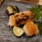 蕎麦の実 - 白甘鯛の鱗焼き