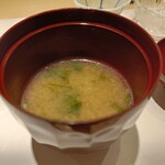 鮨 ひろ海 - 海苔の味噌汁