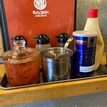 ラーメンのまめぞう - 調味料