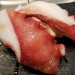 寿司 魚がし日本一 - 地たこ。