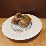 おばんざい・炙り焼き・酒 菜な - 無花果と生ハムの春巻き　税込830円