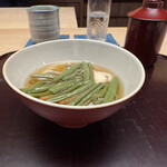 徳ㇵ本也 - ❸潤菜の冷たいおうどん