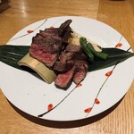 おばんざい・炙り焼き・酒 菜な - ・黒毛和牛肩ロースの石焼き　税込2300円
