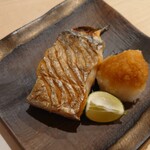 蕎麦の実 - 太刀魚の塩焼き