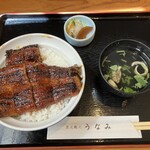 炭火職人 うなみ - 鰻丼上¥2400