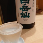 蕎麦の実 - 日本酒(白岳仙)