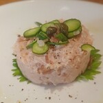 茅場町食堂 History by moto since 2010 - 鮪ときゅうりのタルタルステーキ