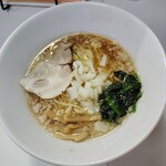 らあ麺 五心 - 背脂らあ麺醤油(細麺)