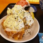 ふる里うどん  - かしわ天タルタルレモン付き
