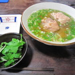 すーまぬめぇ - ソーキそば（小）