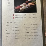 さかな市場  - 寿司メニュー