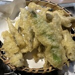 さかな市場  広島総本店 - 小いわし天プラ500円