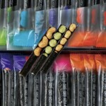 風雅 - 料理写真:こんな風に丸いおかきが並んでる