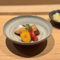 鮨 米島 - ●鰻の味噌焼き、インかの目覚め様