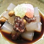 おでん め組 - <'14/09/22撮影>本日のめ組定食 1080円 のあんみつ