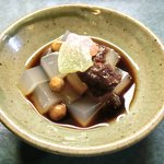 おでん め組 - <'14/09/22撮影>本日のめ組定食 1080円 のあんみつ