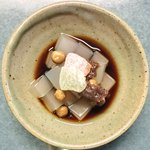 おでん め組 - <'14/09/22撮影>本日のめ組定食 1080円 のあんみつ