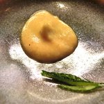 おでん め組 - <'14/09/22撮影>本日のめ組定食 1080円 の辛子、青葉