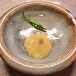 おでん め組 - <'14/09/22撮影>本日のめ組定食 1080円 の辛子、青葉