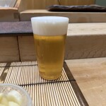 すし匠 - 生ビール（小）