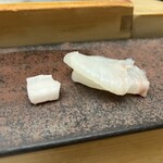 すし匠 - 北海道産松皮鰈の刺身