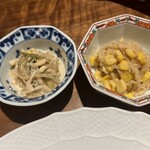 銀座2丁目ミタスカフェ - 副菜の小鉢２種