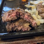 Steak Restaurant Hishiya Kaizokusen - 햄버그 단면